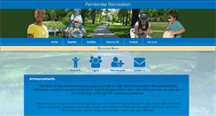 Desktop Screenshot of pembrokerec.com
